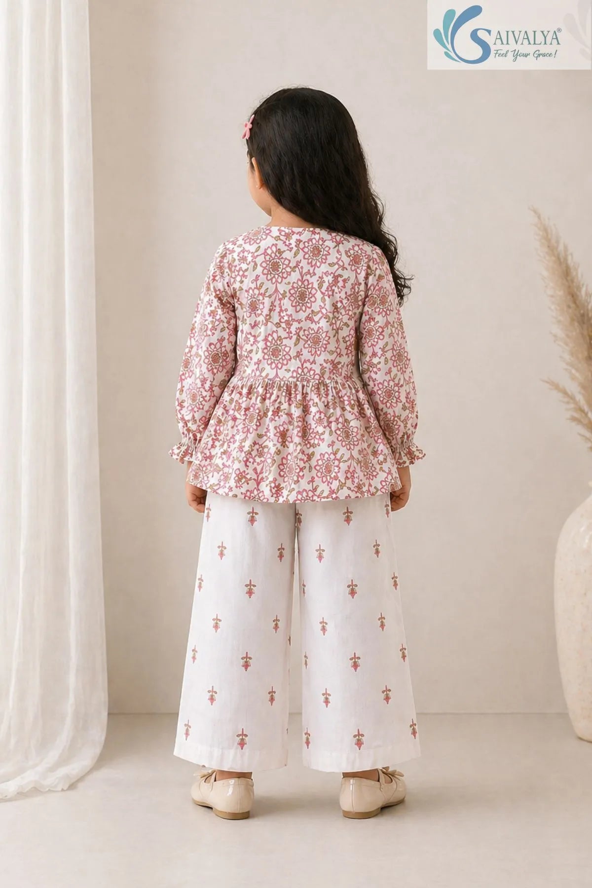 Floral Print Girls Co-Ord Set