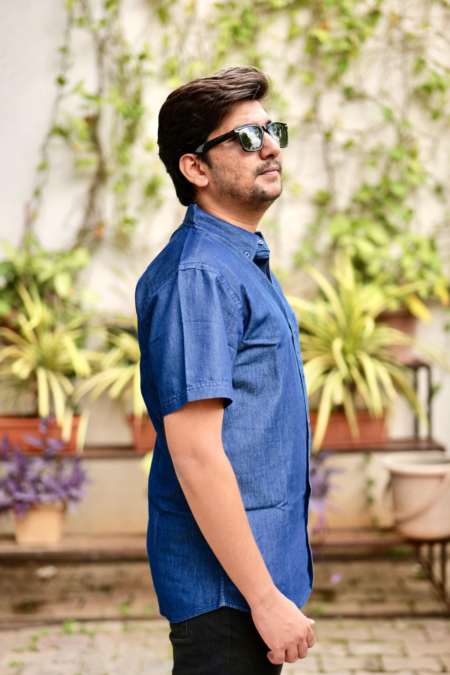 Denim casual shirt - Image 4