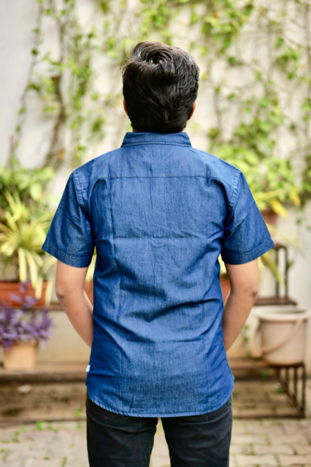 Denim casual shirt - Image 2