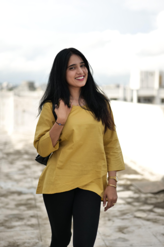 Golden Weave Cross Tunic