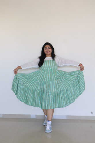 Blush Bloom Frill Frock