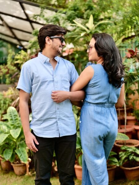 Denim Casual Shirt Ice Blue - Image 6