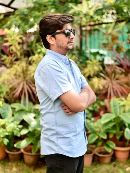 Denim Casual Shirt Ice Blue - Image 2