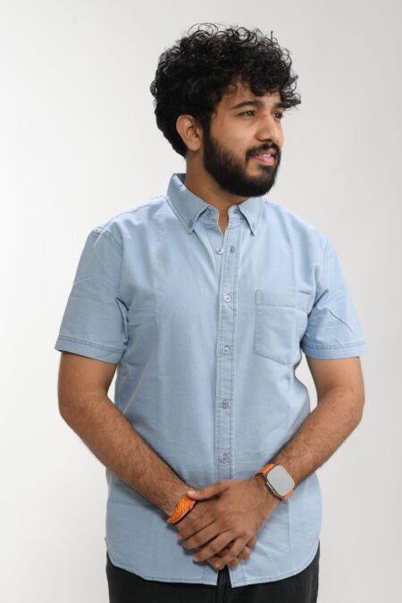 Denim Casual Shirt Ice Blue
